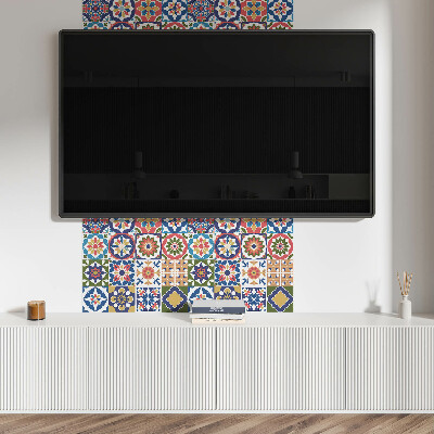 Wall panel square Stylish squares in a mosaic design
