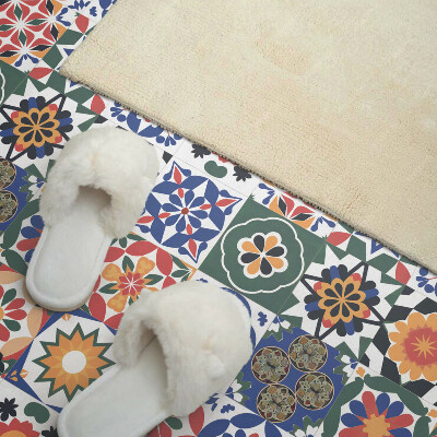 Pvc wall panel square Mosaic arrangement in rows