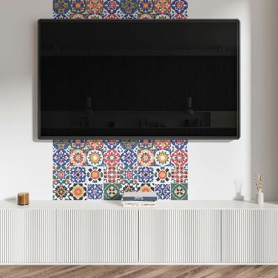 Pvc wall panel square Mosaic arrangement in rows