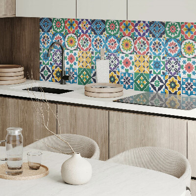 Wall panel square Stylish checkered mosaics