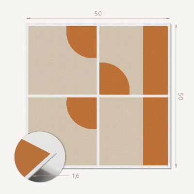 Wall paneling Abstract geometric pattern