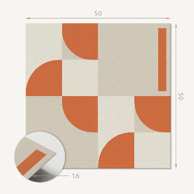 Pvc wall panel square Modern geometric pattern
