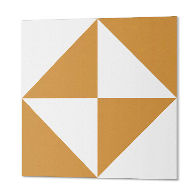 Wall paneling Triangle geometry embedded in squares