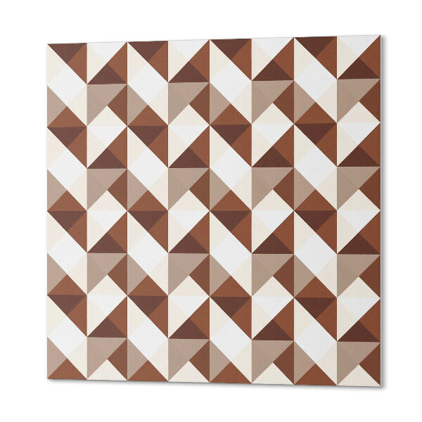 Pvc wall panel square Stylish geometric pattern with triangles