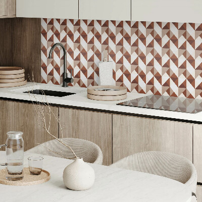 Pvc wall panel square Stylish geometric pattern with triangles