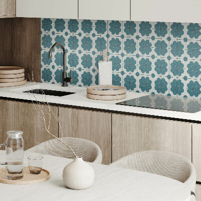Wall panel square Floral arrangements in an elegant style