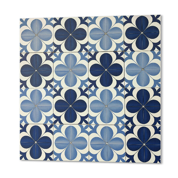 Wall paneling Geometry of floral motifs