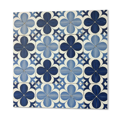 Wall paneling Geometry of floral motifs