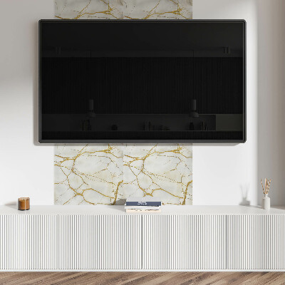 Wall panel square Classic marble with refined veining