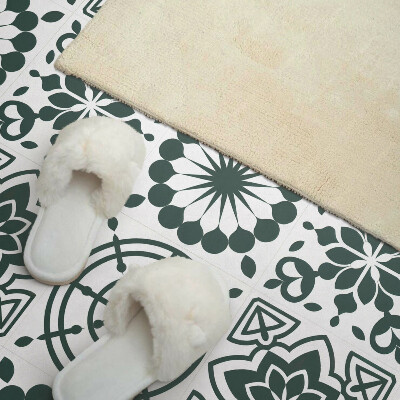 Wall paneling Flowers in geometric shapes