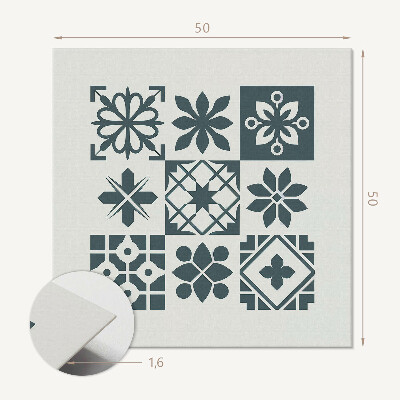 Pvc wall panel square Creative geometric shapes