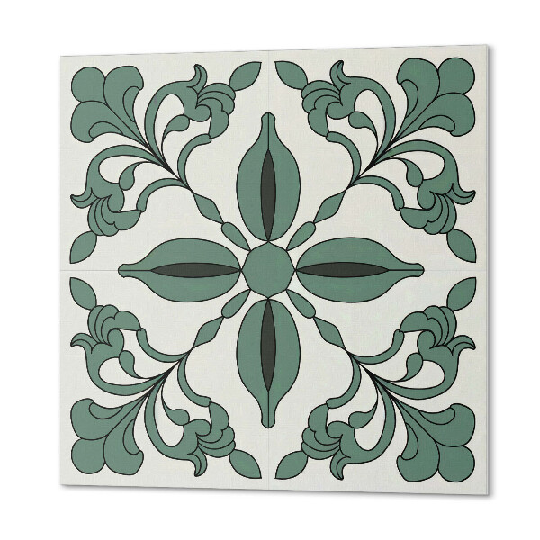 Wall panel square Attractive botanical pattern