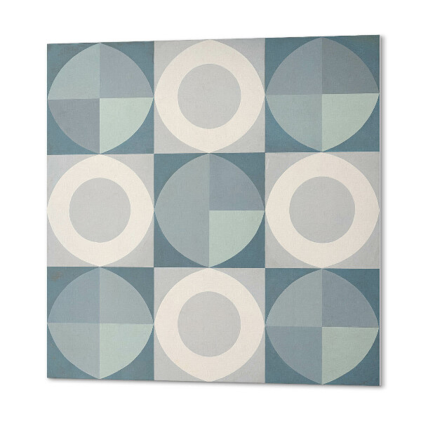 Wall panel square Geometric pattern with circles