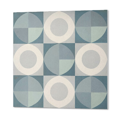 Wall panel square Geometric pattern with circles