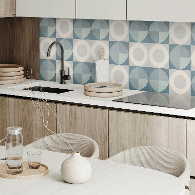 Wall panel square Geometric pattern with circles