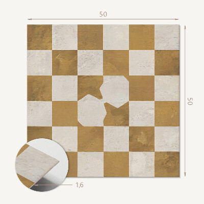 Wall paneling Abstract style checkerboard pattern