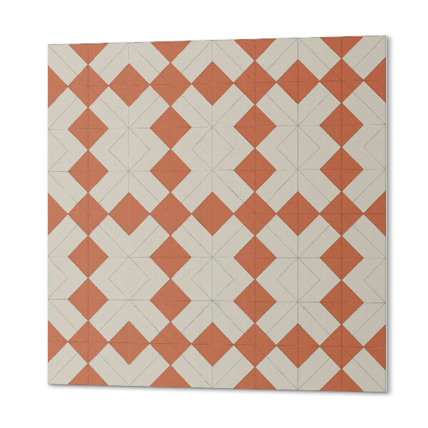 Wall paneling Geometry of rhombuses in a grid