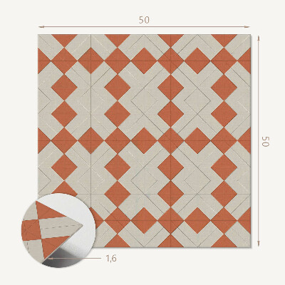 Wall paneling Geometry of rhombuses in a grid