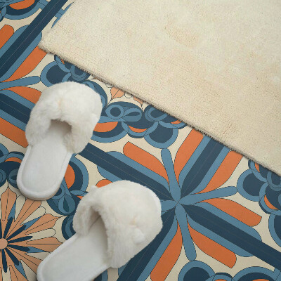 Pvc wall panel square Floral pattern in mandala style
