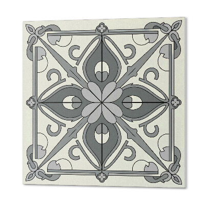 Wall paneling Floral design in perfect balance