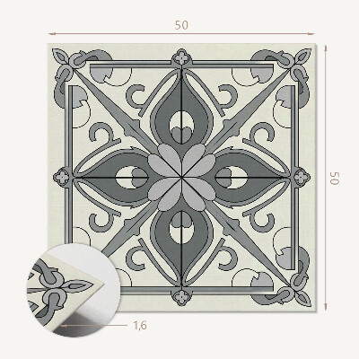 Wall paneling Floral design in perfect balance