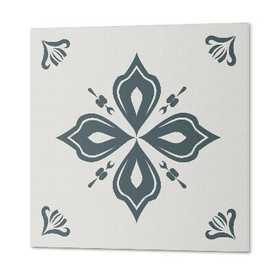 Pvc wall panel square Cross Flower Pattern