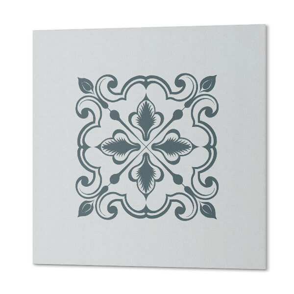 Wall paneling Pattern with plant decorations