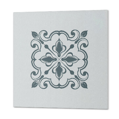 Wall paneling Pattern with plant decorations