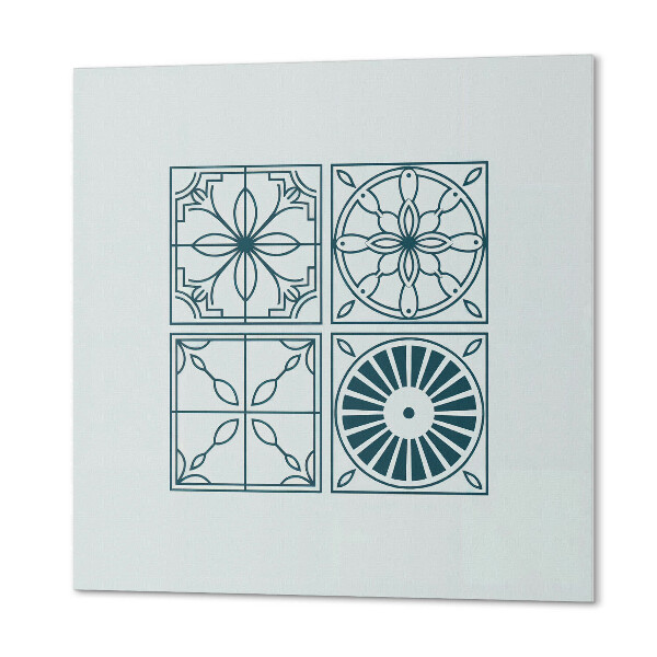 Pvc wall panel square Geometry in a tiled version