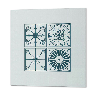 Pvc wall panel square Geometry in a tiled version