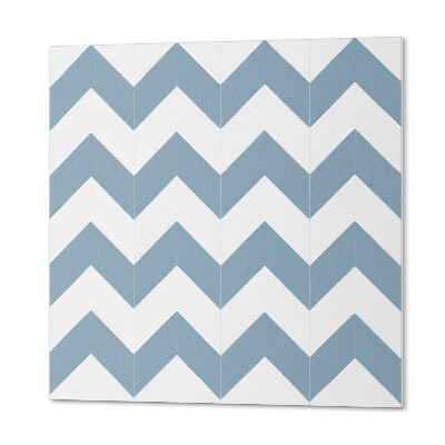 Wall paneling Dynamic zigzags in the design
