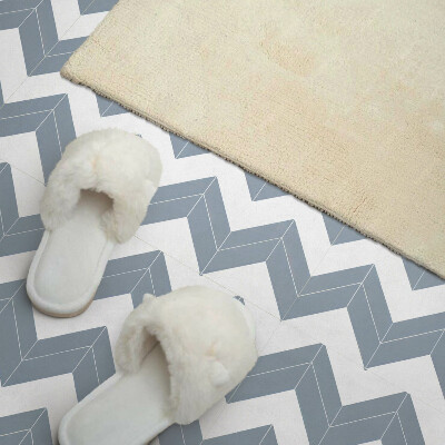 Pvc wall panel square Lines in a zigzag style