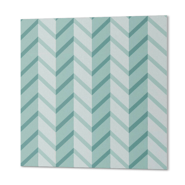 Wall panel square Zigzag line design