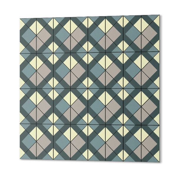 Wall panel square Geometric grid pattern