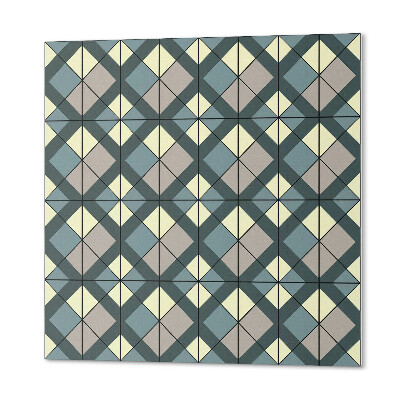 Wall panel square Geometric grid pattern