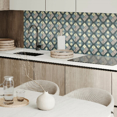 Wall panel square Geometric grid pattern