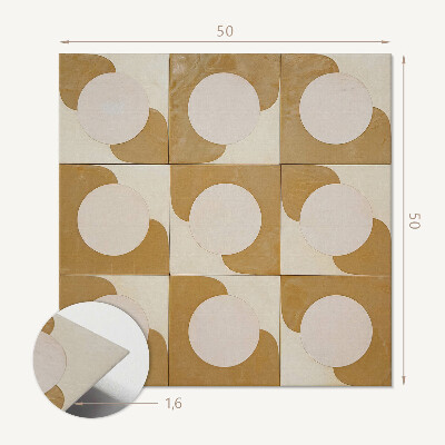 Wall paneling Abstract circles and arcs in geometry