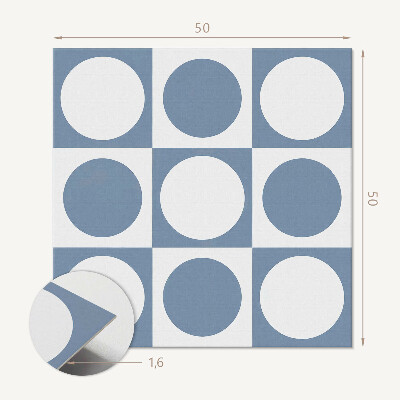 Pvc wall panel square Geometry of circles in a grid system
