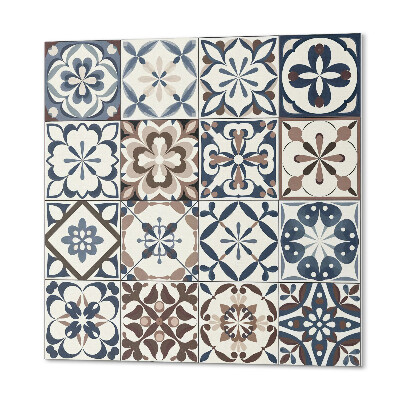 Wall panel square Stylish tile motifs