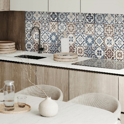 Wall panel square Stylish tile motifs