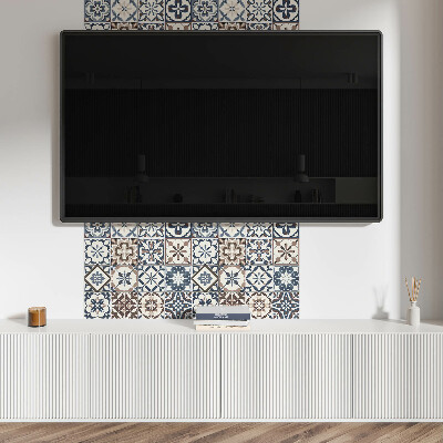 Wall panel square Stylish tile motifs