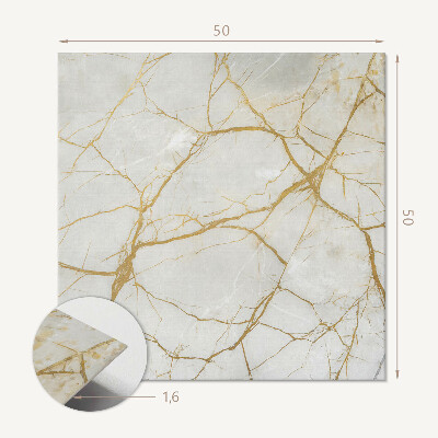 Pvc wall panel square The elegance of a marble drawing