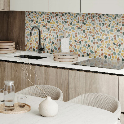 Pvc wall panel square Glue mosaic composition