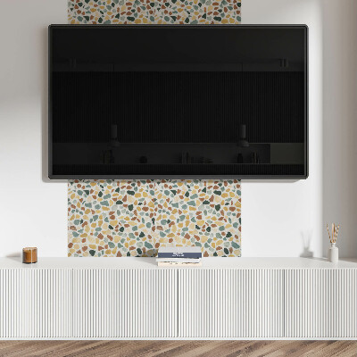 Pvc wall panel square Glue mosaic composition
