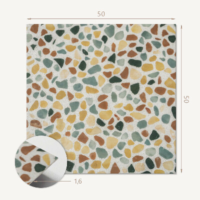 Pvc wall panel square Glue mosaic composition