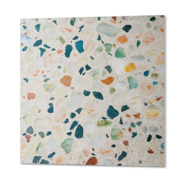 Pvc wall panel square Patterned stone mosaic