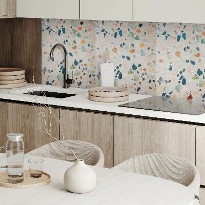 Pvc wall panel square Patterned stone mosaic