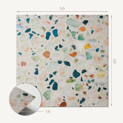 Pvc wall panel square Patterned stone mosaic