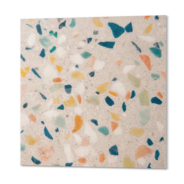 Wall panel square Mosaic with intense colors