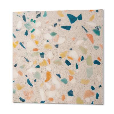 Wall panel square Mosaic with intense colors
